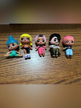 L.O.L. Surprise! Mini Doll Set with Blue, Yellow, Pink, Black & Purple Accents